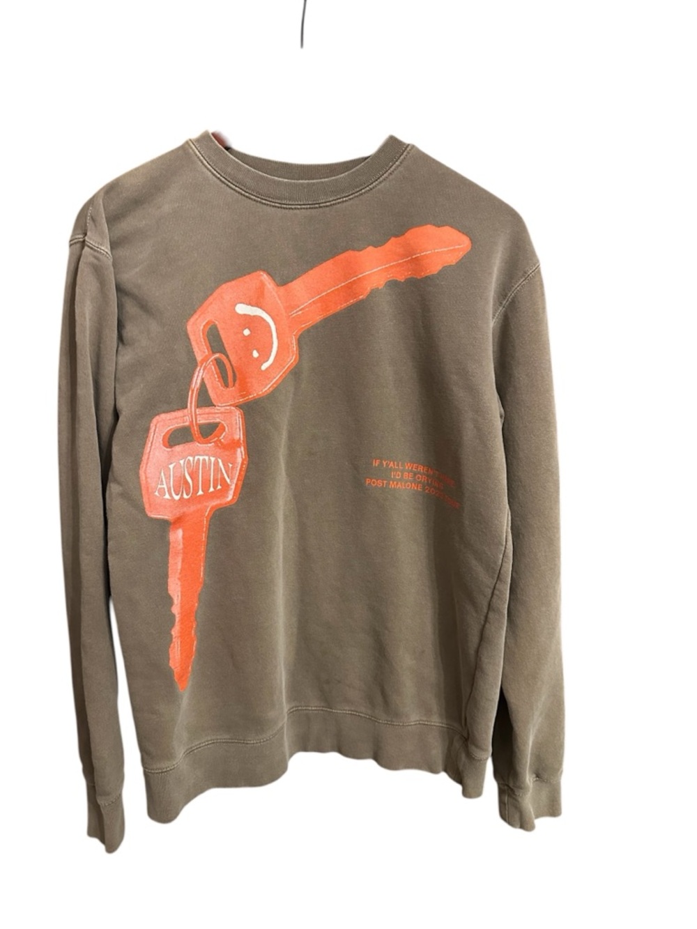 Post Malone 2023 Tour Austin Sweatshirt Concert Merch Music Grunge Rock Small